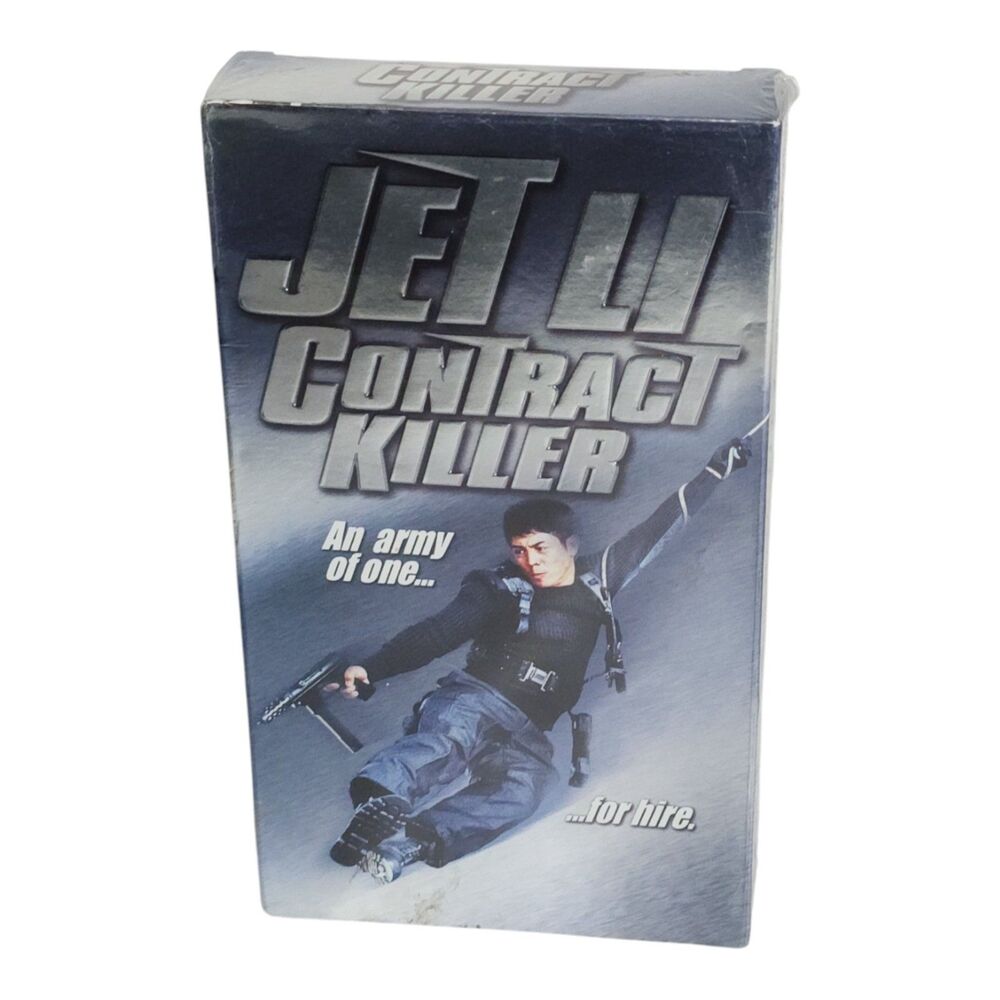 Jet Li Contract Killer VHS 2002 Columbia TriStar Blockbuster Rental Resealed VTG